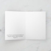 聖セシリアミュージシャン宗教聖人 カード (内部)