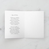 聖セシリア修道院のミュージシャン カード (内部)