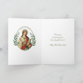 聖セシリア宗教合唱団オルガンディレクター先生 カード (内部)