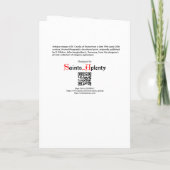 聖セシリア・オブ・ローマ(BK 003)あいさつ空白のき カード (裏面)