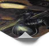 聖セバスチャンの天使に崇拝されたキリスト ポスター (角)