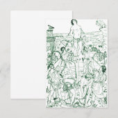 聖セバスチャン殉教 サンキューカード (正面/裏面)