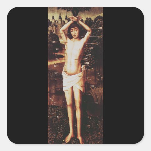 聖セバスチャン殉教 スクエアシール (正面)