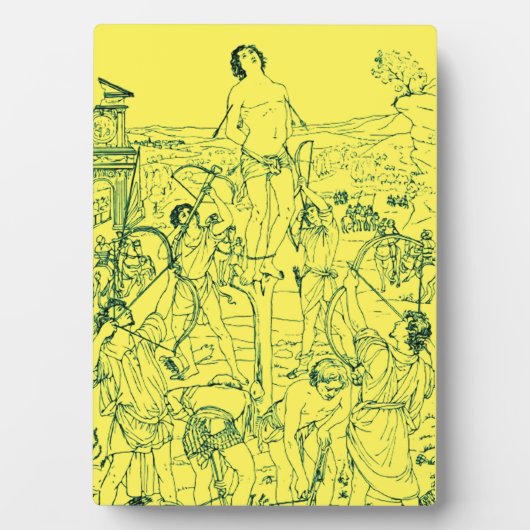 聖セバスチャン殉教 フォトプラーク (正面)