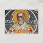 聖セバスチャン・オブ・サンフランシスコの祈祷カード プレイスカード (正面)