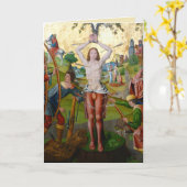 『聖セバスティアヌスの最初の殉教』(せいセバスティアヌスのさいしょのじゅんぐ、伊: ) カード (黄色い花)