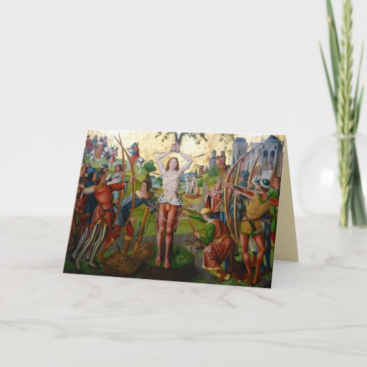 『聖セバスティアヌスの最初の殉教』（せいセバスティアヌスのさいしょのじゅんぐ、伊: ） カード (正面)