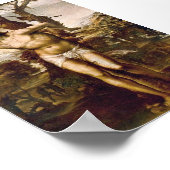 聖セバスティアンとマドンナと聖人Il Sodoma著 ポスター (角)