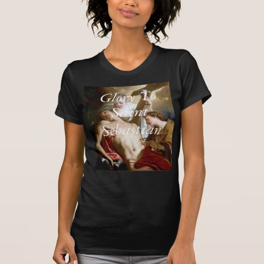 聖セバスティアンの栄光 Tシャツ (正面)