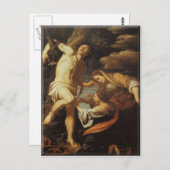 聖セバティアン聖なる女性 – ユージーン・デルによって世話された ポストカード (正面/裏面)