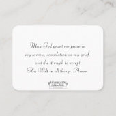 聖ゼリー・マーティン慰霊術聖書 名刺 (裏面)