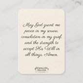 聖ゼリー・マーティン慰霊術聖書 名刺 (裏面)