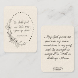 聖ゼリー・マーティン慰霊術聖書 名刺