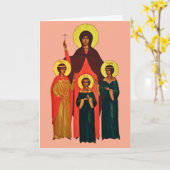 聖ソフィアと娘たち　永恒の徳 カード (黄色い花)