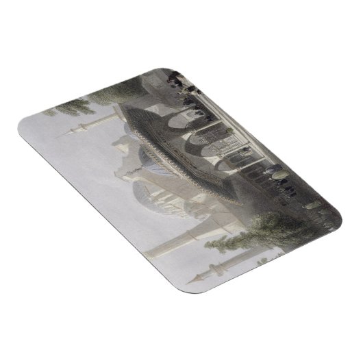 聖ソフィアの宮廷と噴水，イスタンブール，彫刻 マグネット (右側)