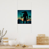 聖ソベックナイルガーディアンピラミッドのポスター ポスター (キッチン)