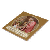 聖タルチシウス 聖体拝領 (BL 02) タイル (側面)