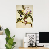 聖ダチューラと青い蝶 ポスター (ホームオフィス)