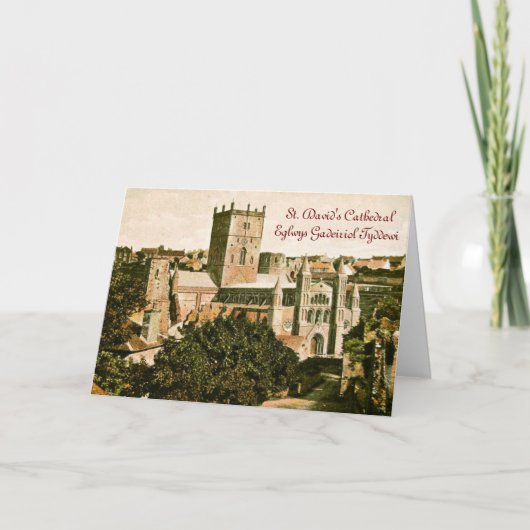 聖ダビデの日の挨拶 カード (正面)