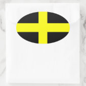 聖ダビデ国旗(ウェールズ) 楕円形シール (バッグ)