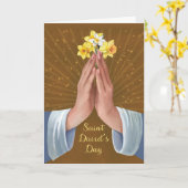 聖ダビデ恵みの手祈の饗宴 カード (黄色い花)