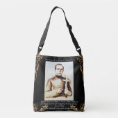 聖ダミアン挨拶カード クロスボディバッグ (裏面)