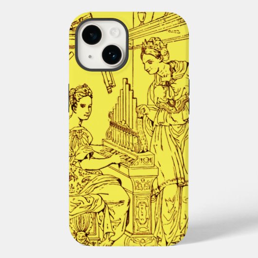 聖チェチリアとアレクサンドリアのカテリナ Case-Mate iPhoneケース (裏面)