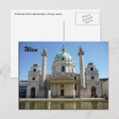 聖チャールズ・ウィーン ポストカード (正面/裏面)