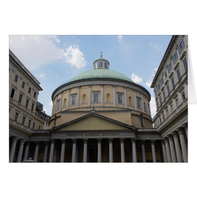 聖チャールズ・ボロメオ教会 – ミラノ，イタリア (正面横)