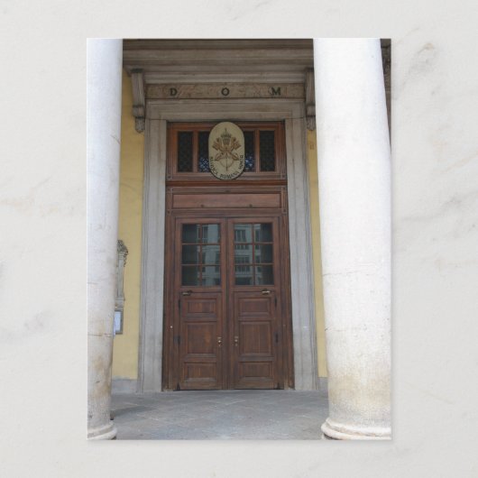 聖チャールズ・ボロメオ教会 – ミラノ,イタリア ポストカード (正面)