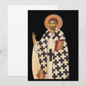 聖ティモテエフェソの最初のキリスト教司教 招待状 (正面/裏面)