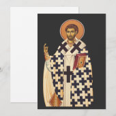 聖ティモテ エフェソの最初のキリスト教司教 シーズンカード (正面/裏面)