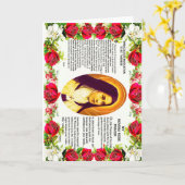 聖テラスの小さな花 カード (黄色い花)