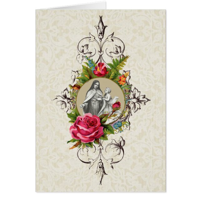 聖テリーズ子イエスバラ宗教祈りの言葉 (正面)