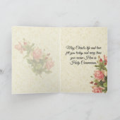 聖テリーズ聖餐式カード カード (内部)