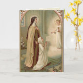 聖テリーズ聖餐式カード カード (黄色い花)