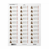 聖テルセの宗教的カルメライト修道女カトリック ラベル (フルシート)