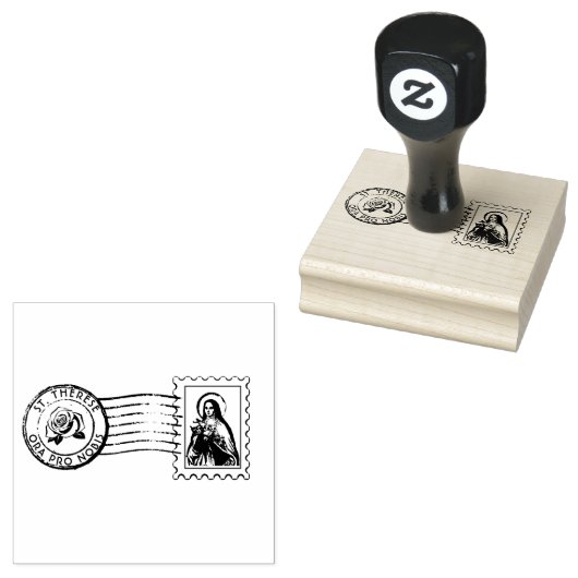 聖テルセイエスフェスティスデイ宗教カトリック ラバースタンプ (押印)