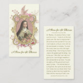 聖テルセカルメライトヌンバラ宗教詩 プレイスカード (正面/裏面)