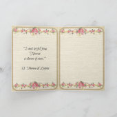 聖テルセ宗教カトリックのカルメライト カード (内部)