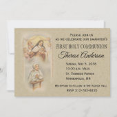 聖テルセ最初の聖餐式招待状 招待状 (正面)