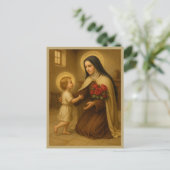 聖テレと子イエス – 小道 ポストカード (スタンド正面)