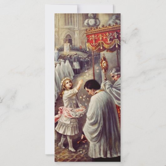 聖テレサは聖餐式に花を投げ賛美る (正面)