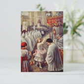 聖テレサは聖餐式に花を投げ賛美る サンキューカード (スタンド正面)