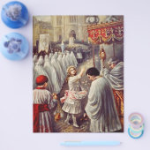 聖テレサは聖餐式に花を投げ賛美る チラシ (シングル)