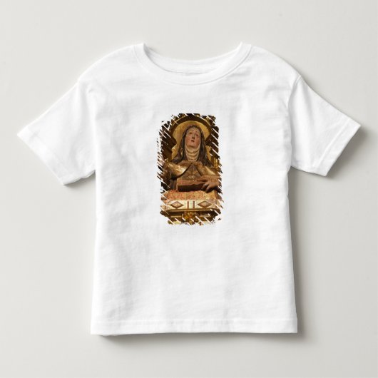 聖テレサを表現した宗教美術 トドラーTシャツ (正面)