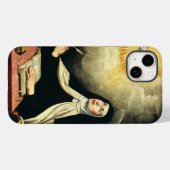 聖テレサ・デ・アビラの炎の神秘家アート Case-Mate iPhoneケース (裏面 (横))