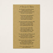 聖テース小さな花詩 (裏面)