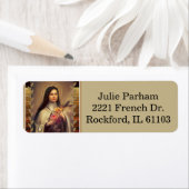 聖テース小さな花 ラベル (インサイチュ)