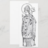 聖ディニオール修道院長および司教 招待状 (正面/裏面)